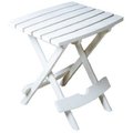 Adams Mfg WHT Fold Side Table 8510-48-3734